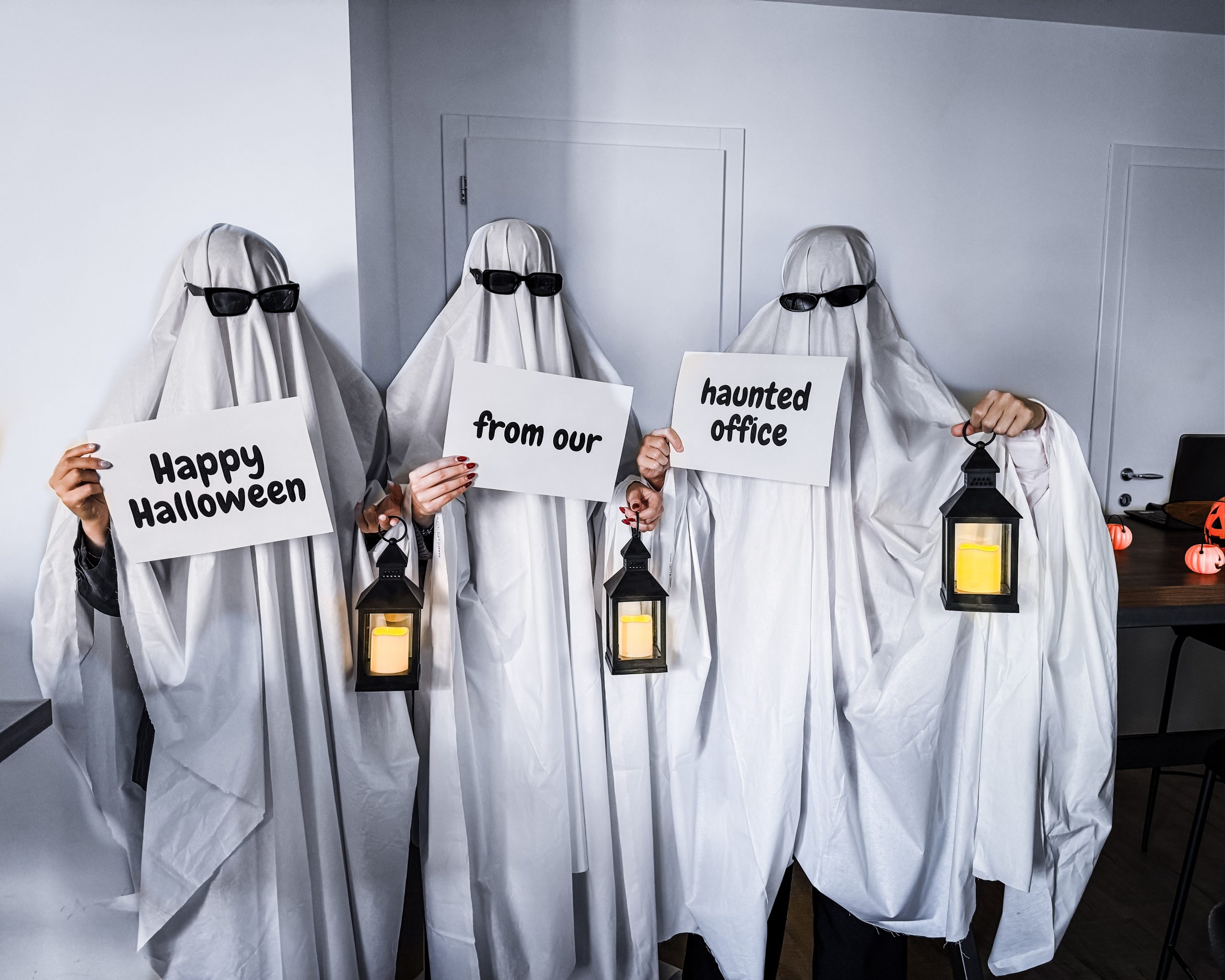 This Halloween, ghosts “haunted” the Soft & Solution Group offices