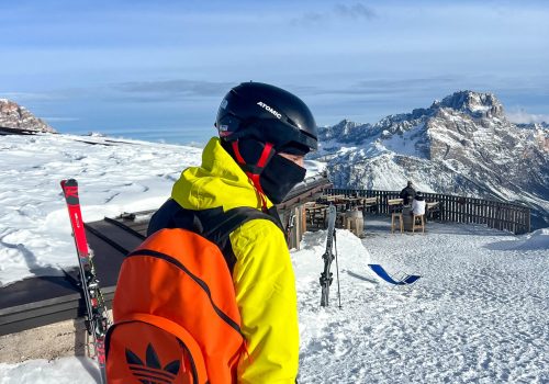 Ski në Dolomites